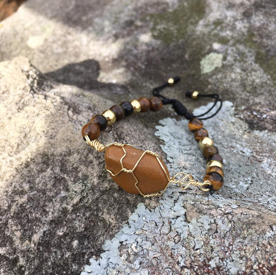 Pulsera Piedra brown
