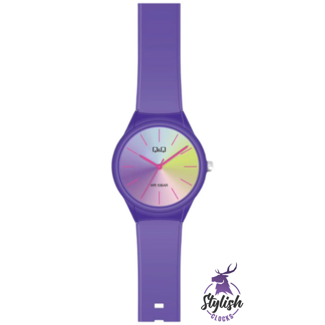 Reloj Q&Q Dama Original Morado