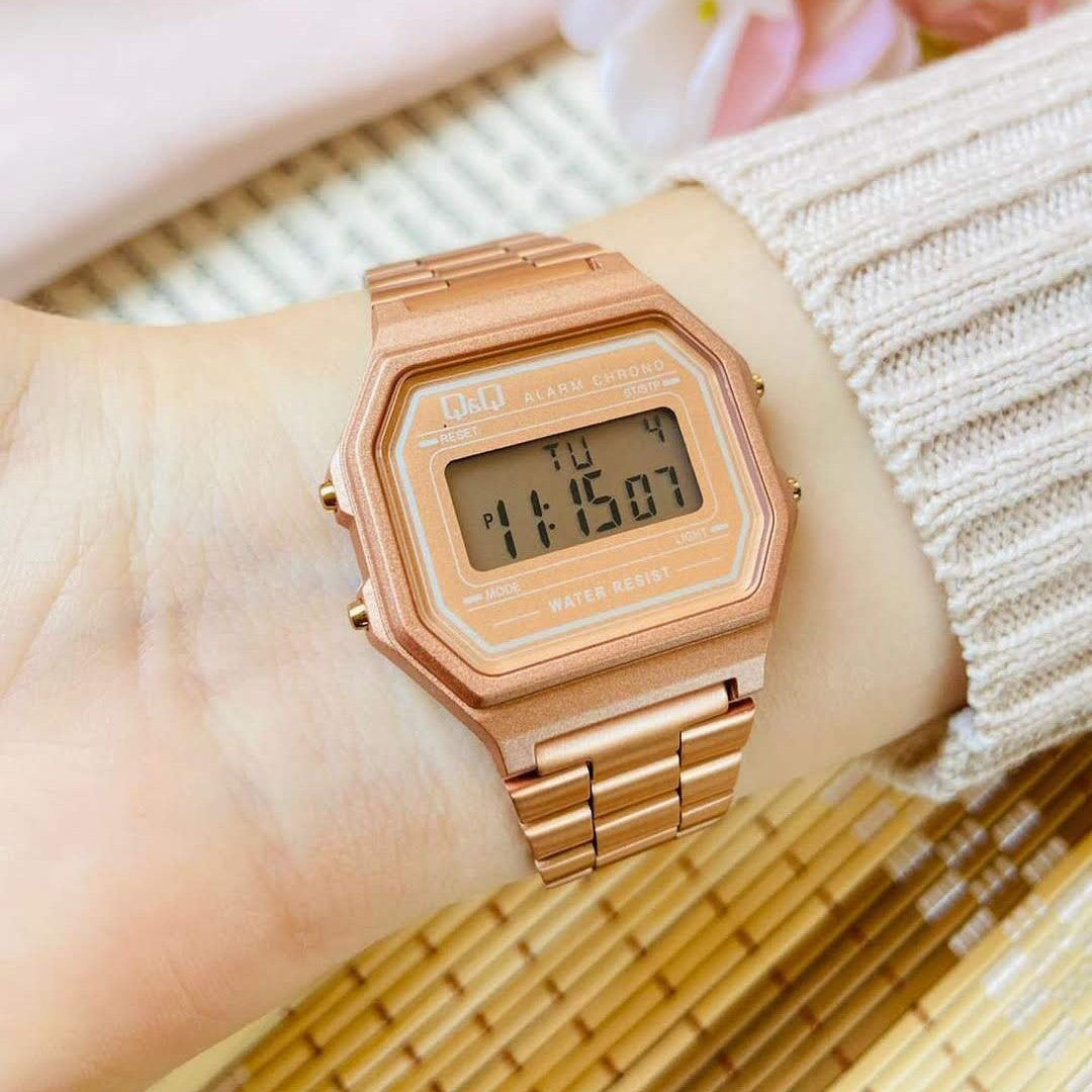 Reloj q&q mujer oro rosa new arrivals