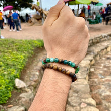 Cargar imagen en el visor de la galería, Set Pulsera Caballero
